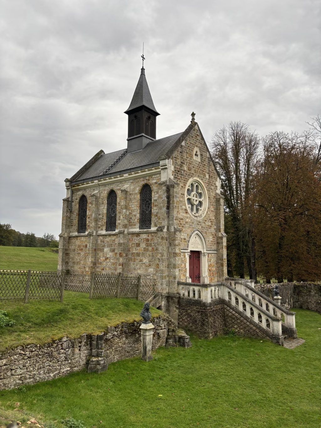 Les ruines de l'abbaye de Port-Royal des Champs